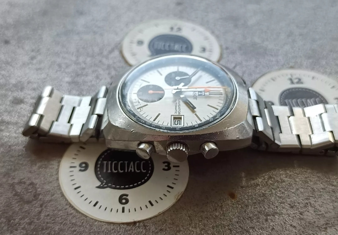 Tissot Navigator Panda with Lemania 1341