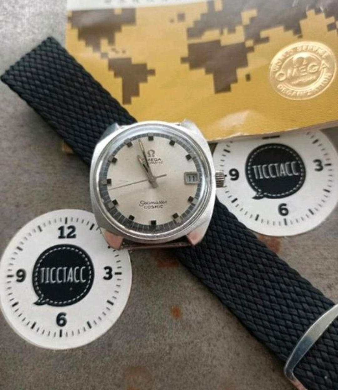 OMEGA SEAMASTER COSMIC 166.022 TOOL 105 &amp; Papiere 1970