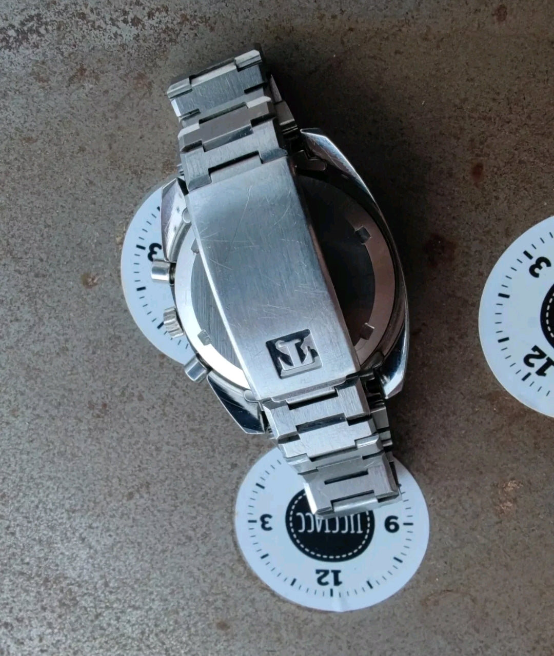 Tissot Navigator Reverse Panda with Lemania 1341