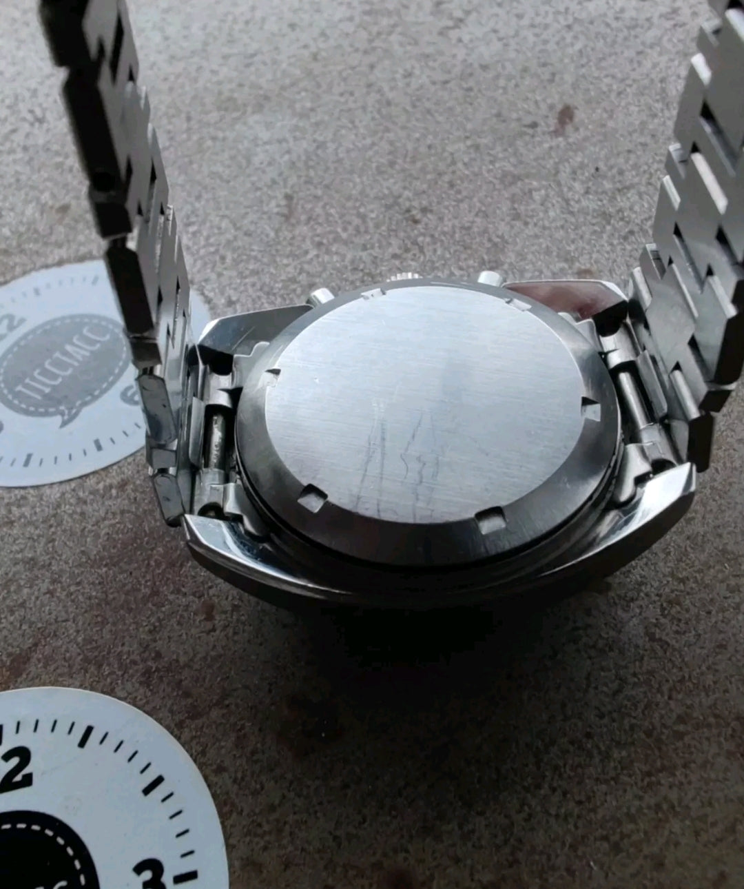 Tissot Navigator Reverse Panda with Lemania 1341