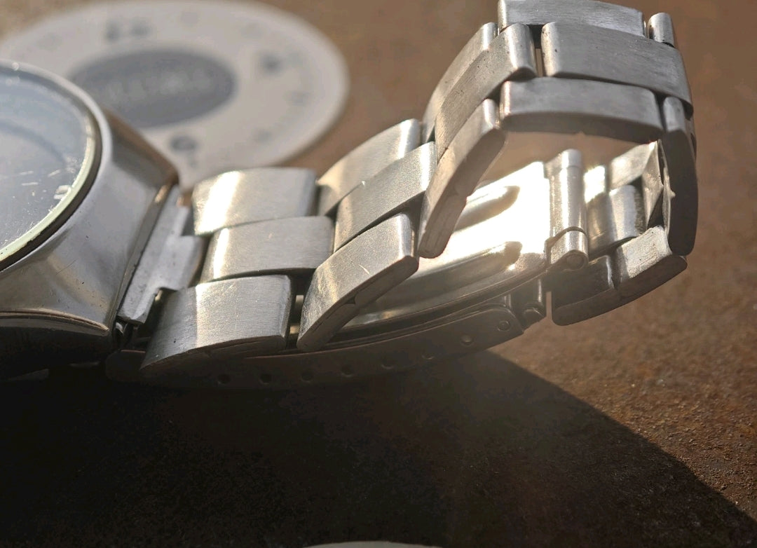 MIDO SPACE COMMANDER Vertical-Oval From 1979/1980 SERVICE & Bracelet 19,5cm