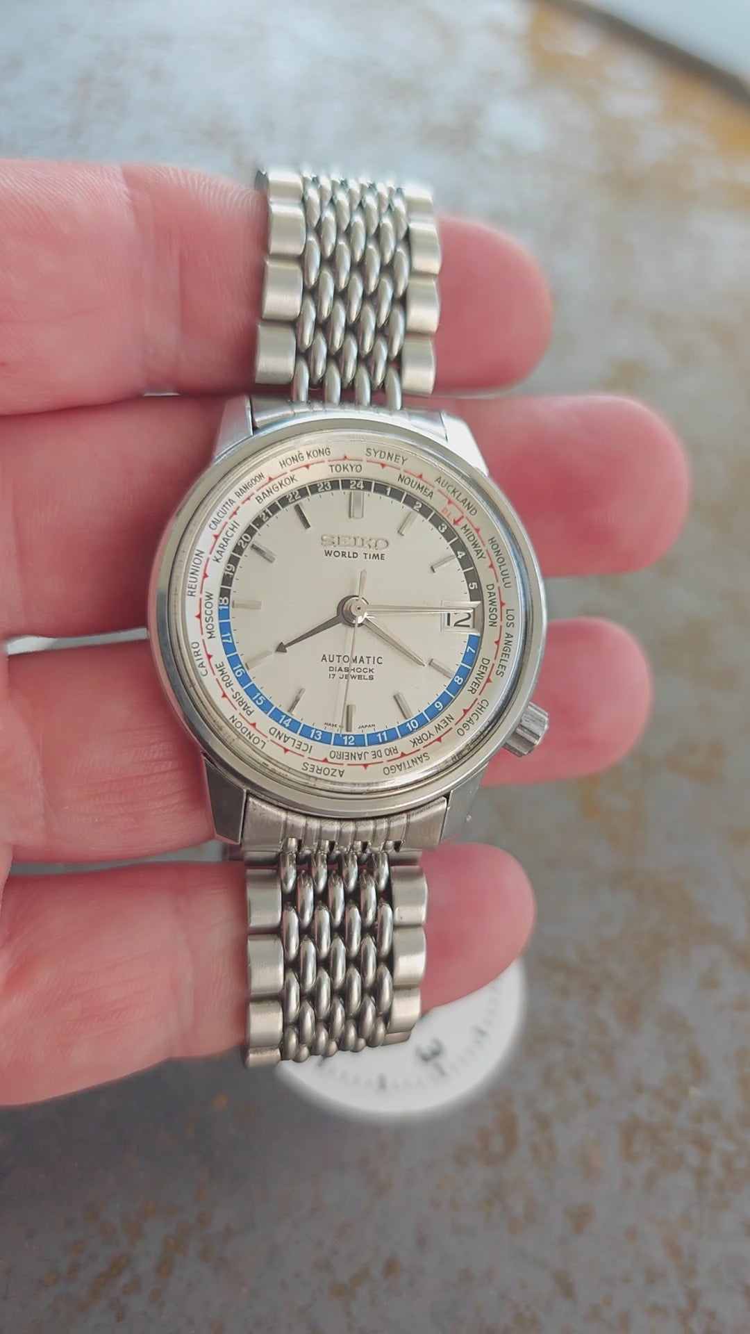 MINT+++ SEIKO WORLD TIME GMT 6217-7000 from 05-1964 original