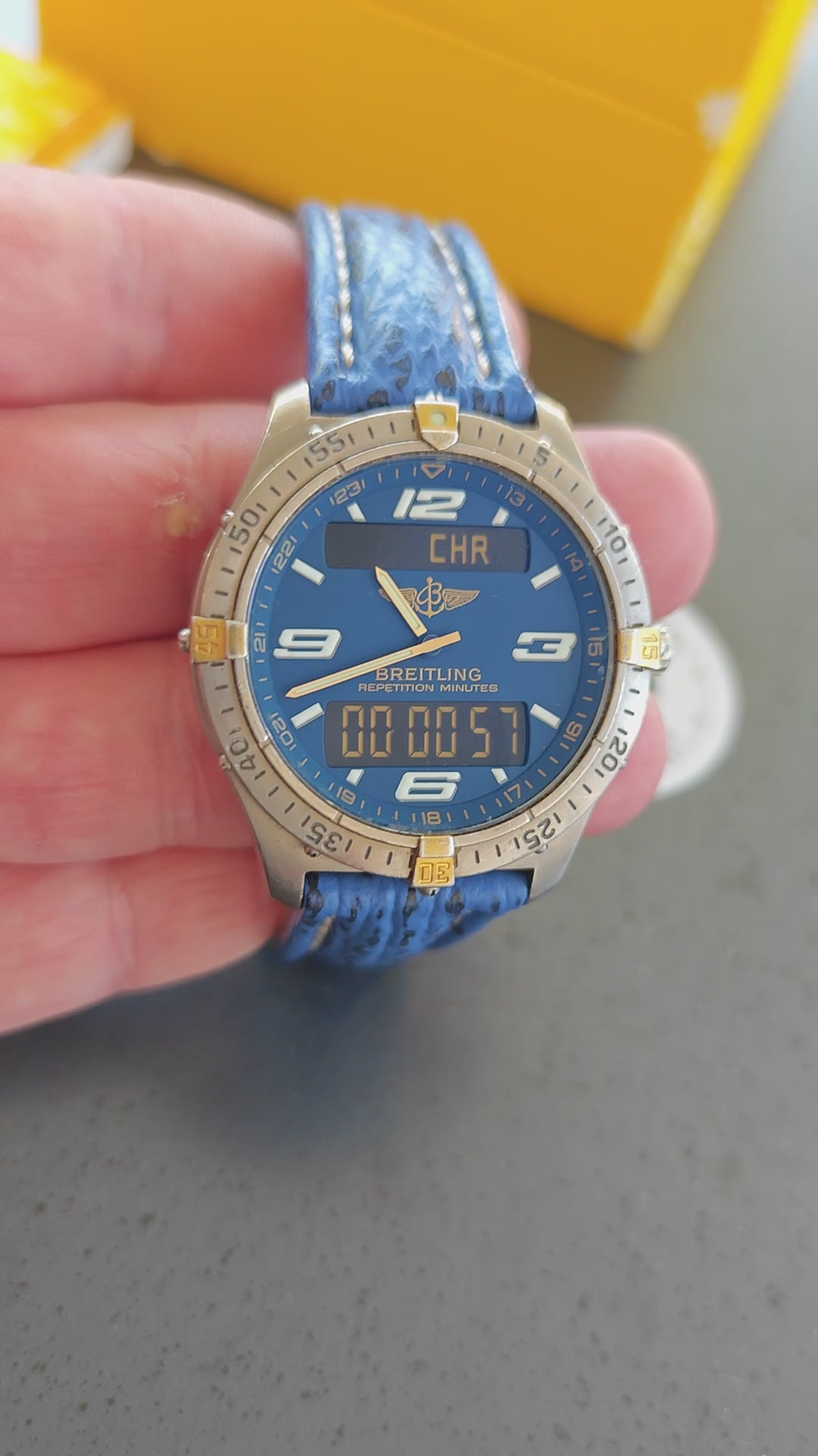 Very Good Breitling Aerospace F65362 Repetiton Minutes - FULL SET