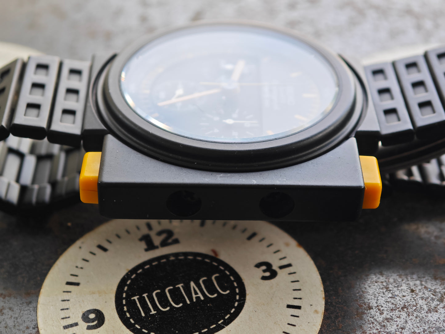 NOS SEIKO Alien Ripley 7a28-7000 PVD nero