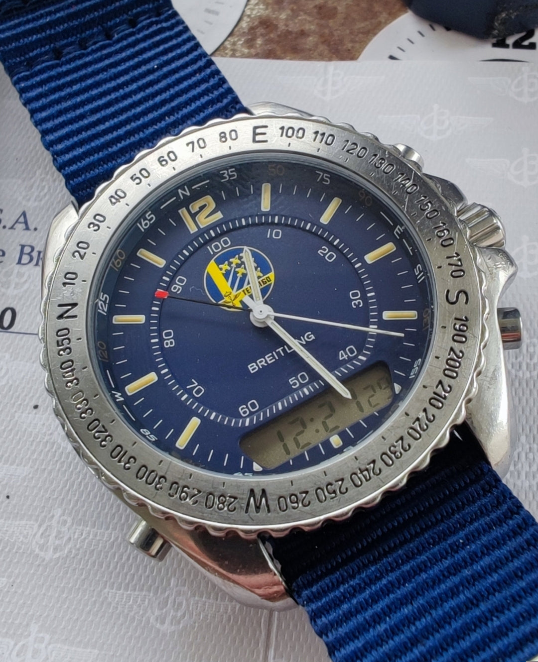 VERY GOOD 0516/1000 Breitling Pluton TEAM 60 Full Set - Limited