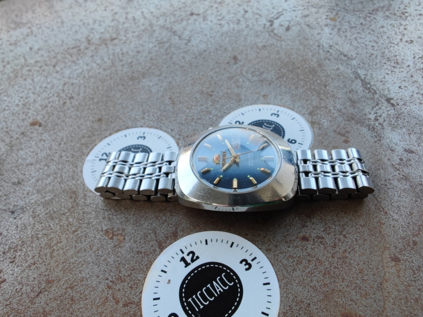 Orient Automatic metallic blue dial